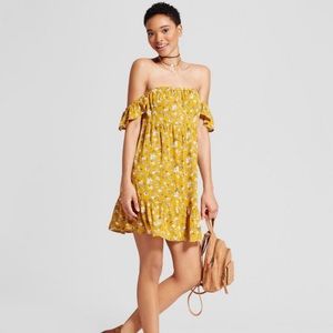 Off the Shoulder Tiered Ruffle Dress